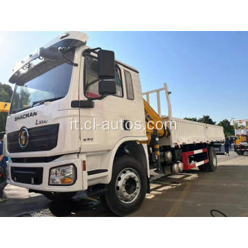 Shacman Knuckle Boom Truck 4x2 6wheels con 12tons Knuckle Crane